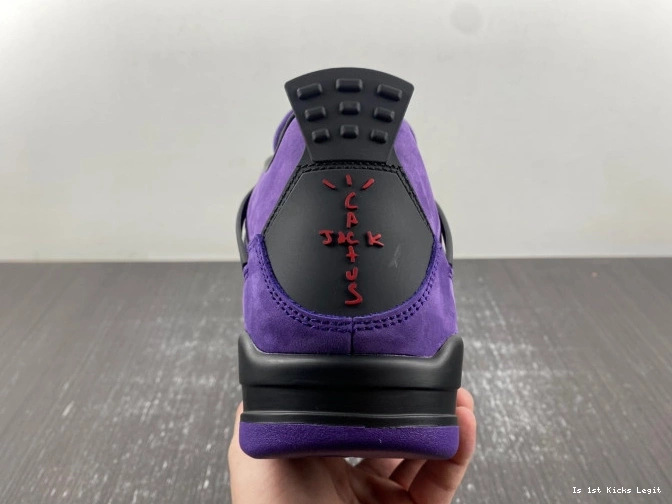 Air Purple x Travis Suede Scott 4 Jordan 0817